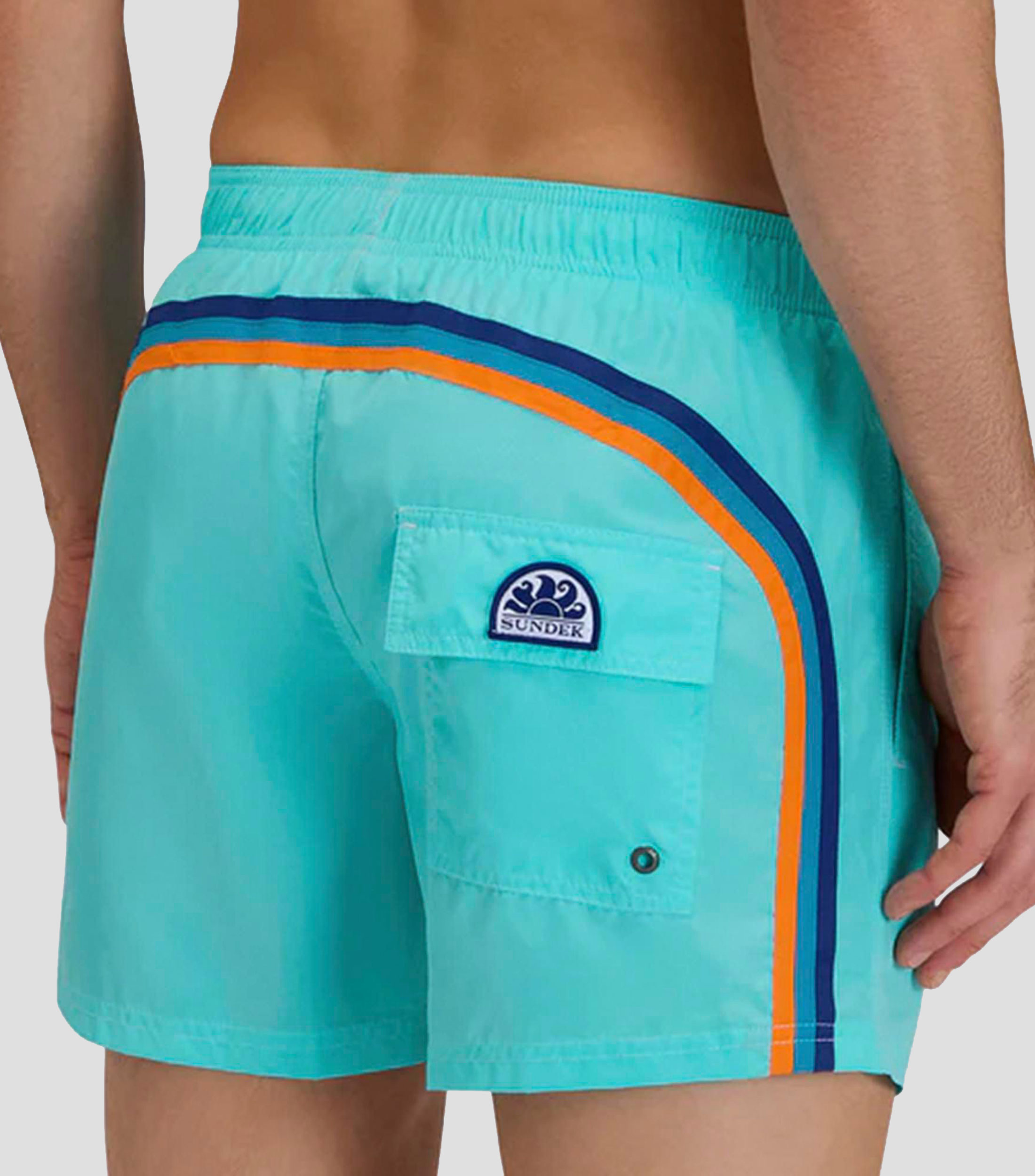 Traje de baño liso Hombre